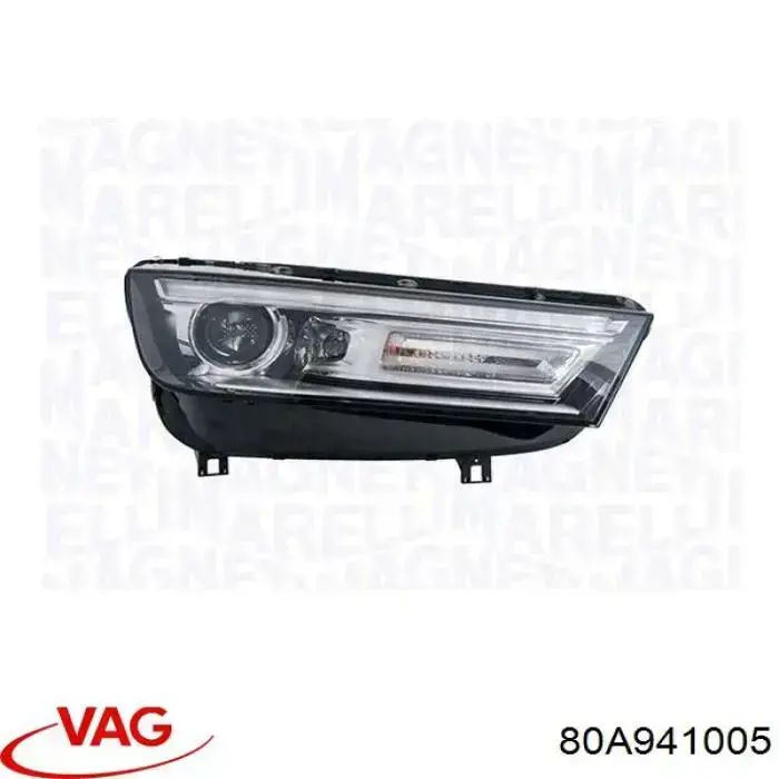 80A941005 VAG Фара дальнього світла в зборі