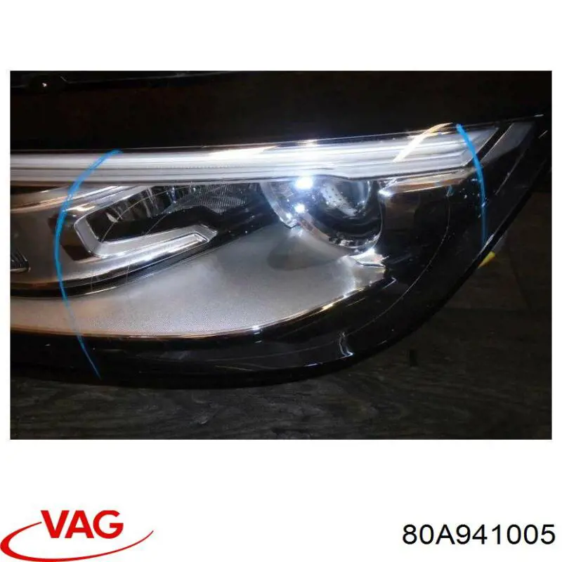 Купити 80A941005 VAG Основна фара в зборі ліва