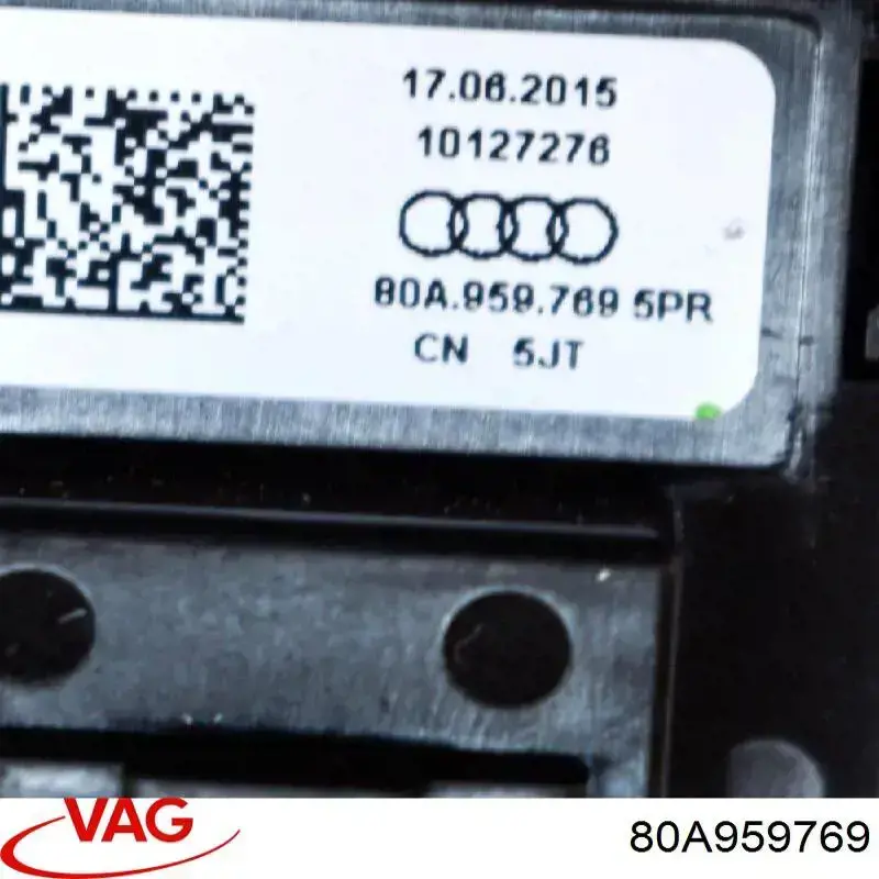 Блок кнопок механізму регулювання сидінь, лівий VAG 80A959769 ціна, від 10.13 USD