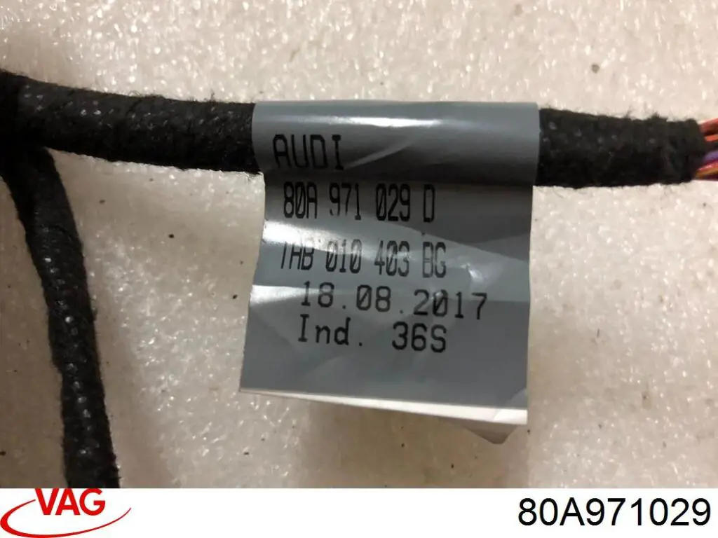  VAG 80A971029 ціна, від 31.04 USD