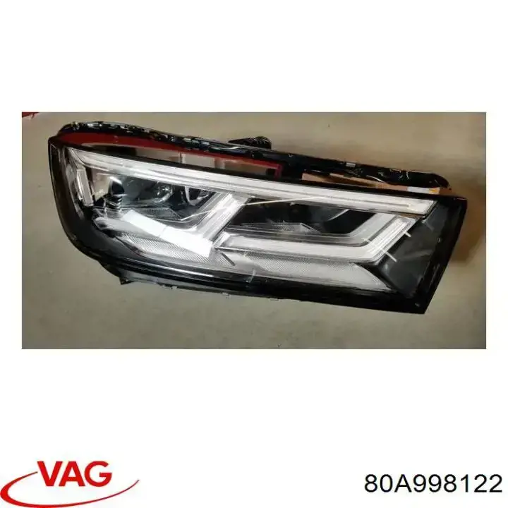 Кронштейн-адаптер кріплення фари передньої, лівої VAG 80A998122 ціна, від 55.36 USD