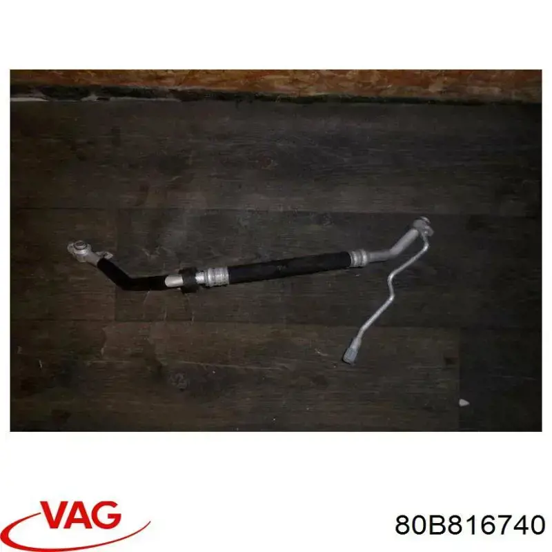 80B816740 VAG Шланг кондиціонера, від радіатора до випарника