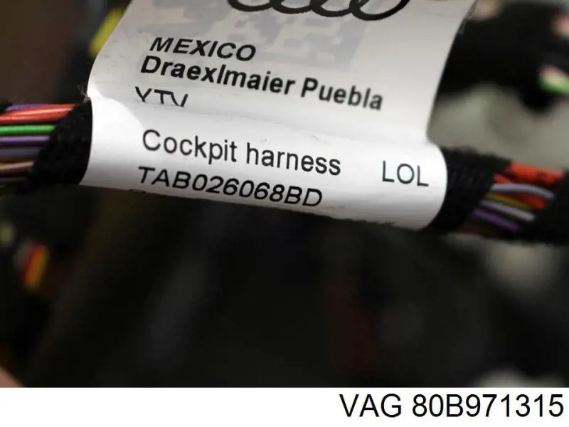  VAG 80B971315 ціна, від 147.97 USD