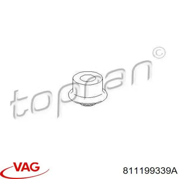 Подушка (опора) двигуна, передня VAG 811199339A ціна, від 2.14 USD