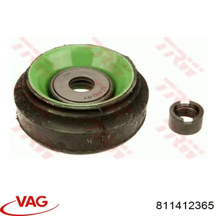 811412365 VAG Гайка штока амортизатора переднього