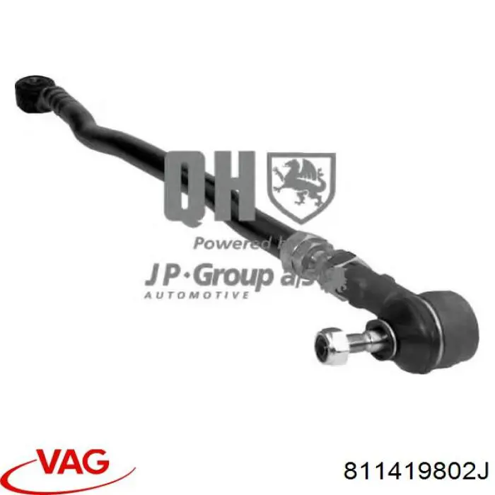 Тяга рульова в зборі, права VAG 811419802J ціна, від 24.24 USD