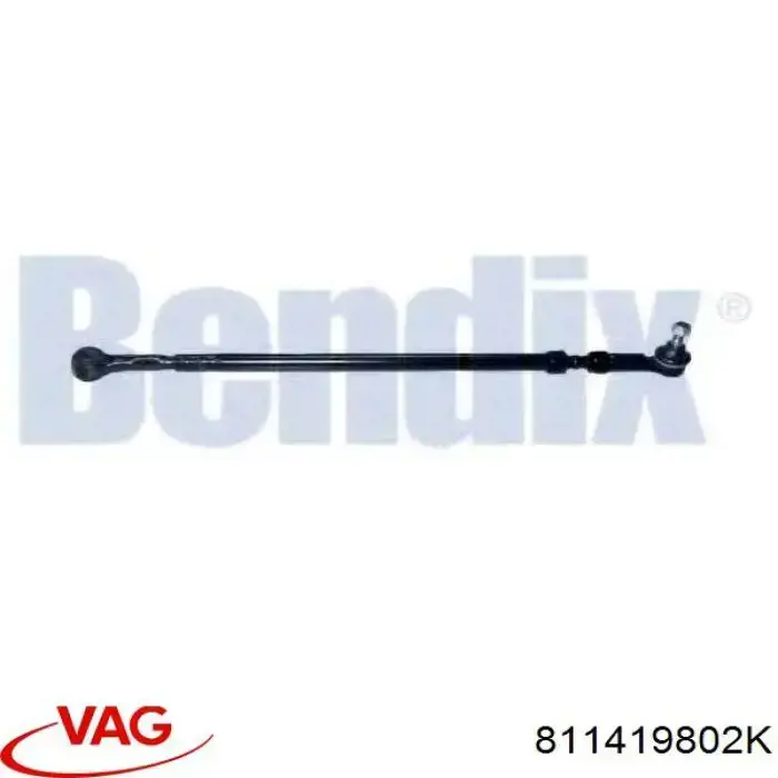 Купити 811419802K VAG Тяга рульова в зборі, права