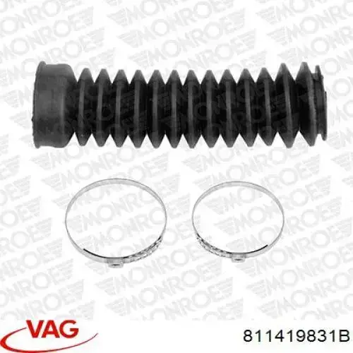 Пильник рульової тяги VAG 811419831B ціна, від 2.92 USD