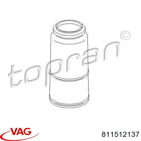811512137 VAG Пильник амортизатора заднього