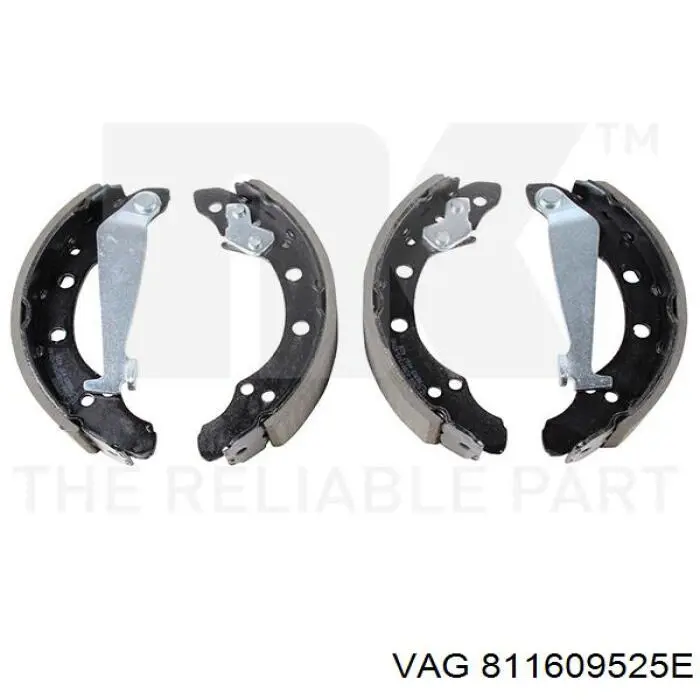 Колодки гальмові задні, барабанні VAG 811609525E ціна, від 14.87 USD