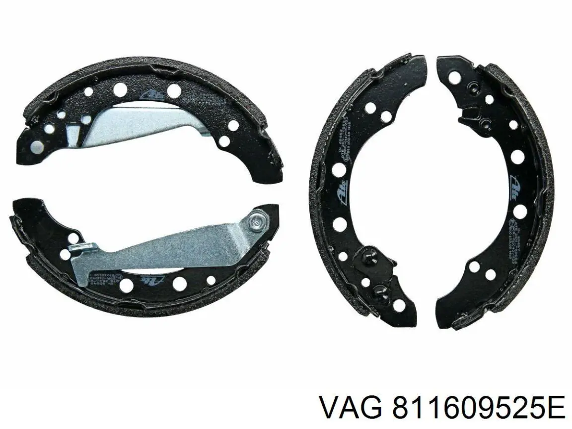 Колодки гальмові задні, барабанні 811609525E VAG