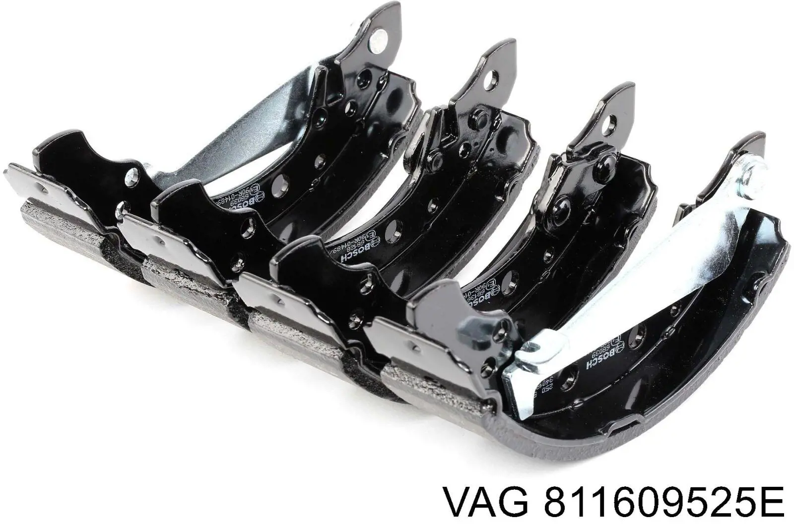 811609525E VAG Колодки гальмівні задні, барабанні