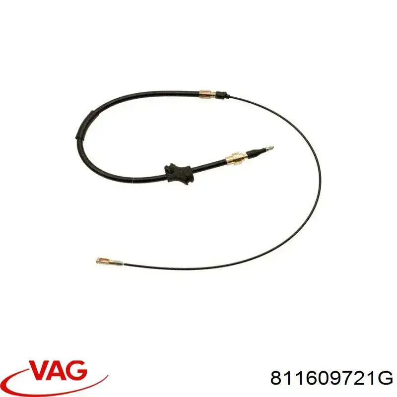 Трос стоянкового гальма задній лівий Kager 190467 ціна, від 7.86 USD