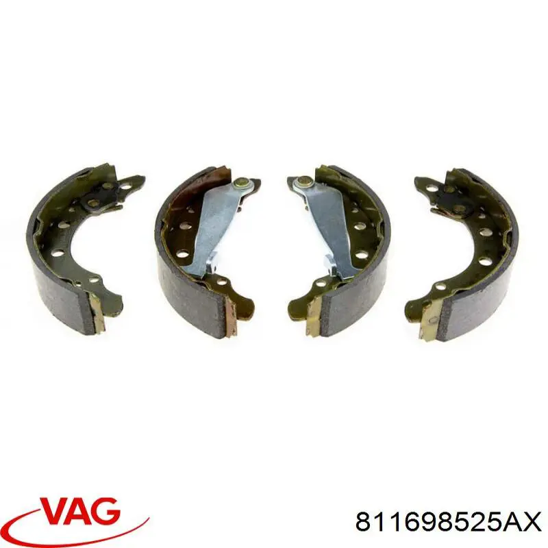 Колодки гальмові задні, барабанні VAG 811698525AX ціна, від 19.00 USD