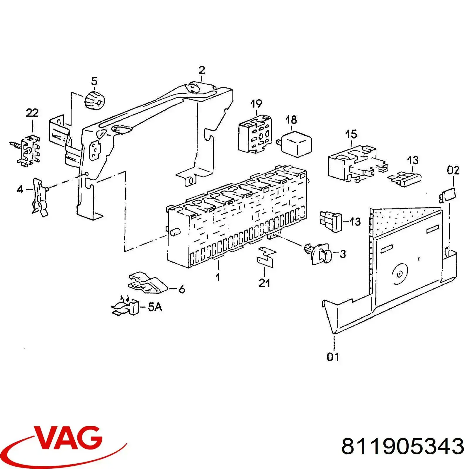 Купити 811905343 VAG Дросільна заслінка
