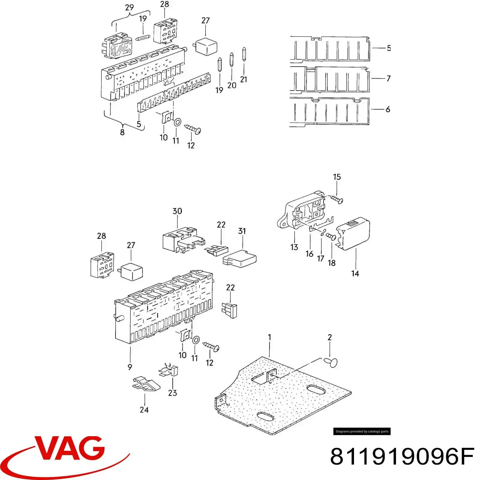  VAG 811919096F ціна, від 3.39 USD