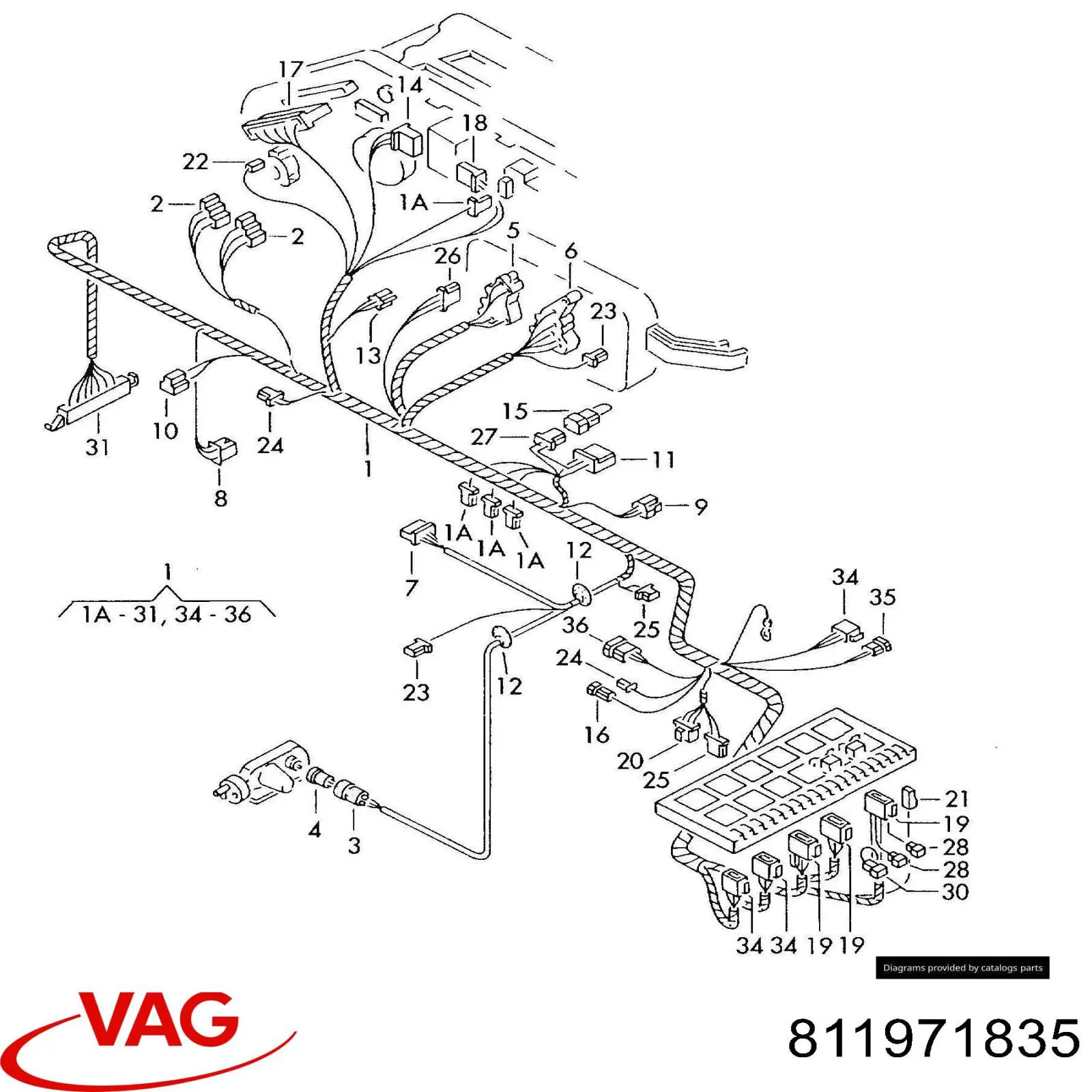  VAG 811971835 ціна, від 2.82 USD