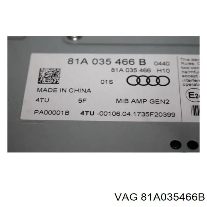 81A035466 VAG 