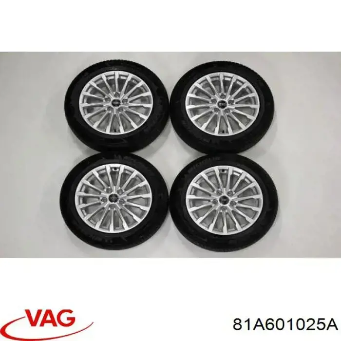 Диски колісні литі (легкосплавні, титанові) VAG 81A601025A ціна, від  USD