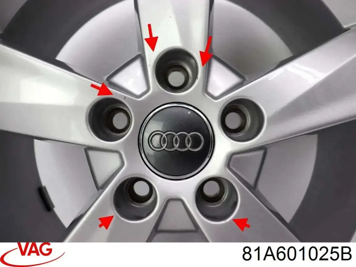 Купити 81A601025B VAG Диски колісні литі (легкосплавні, титанові)