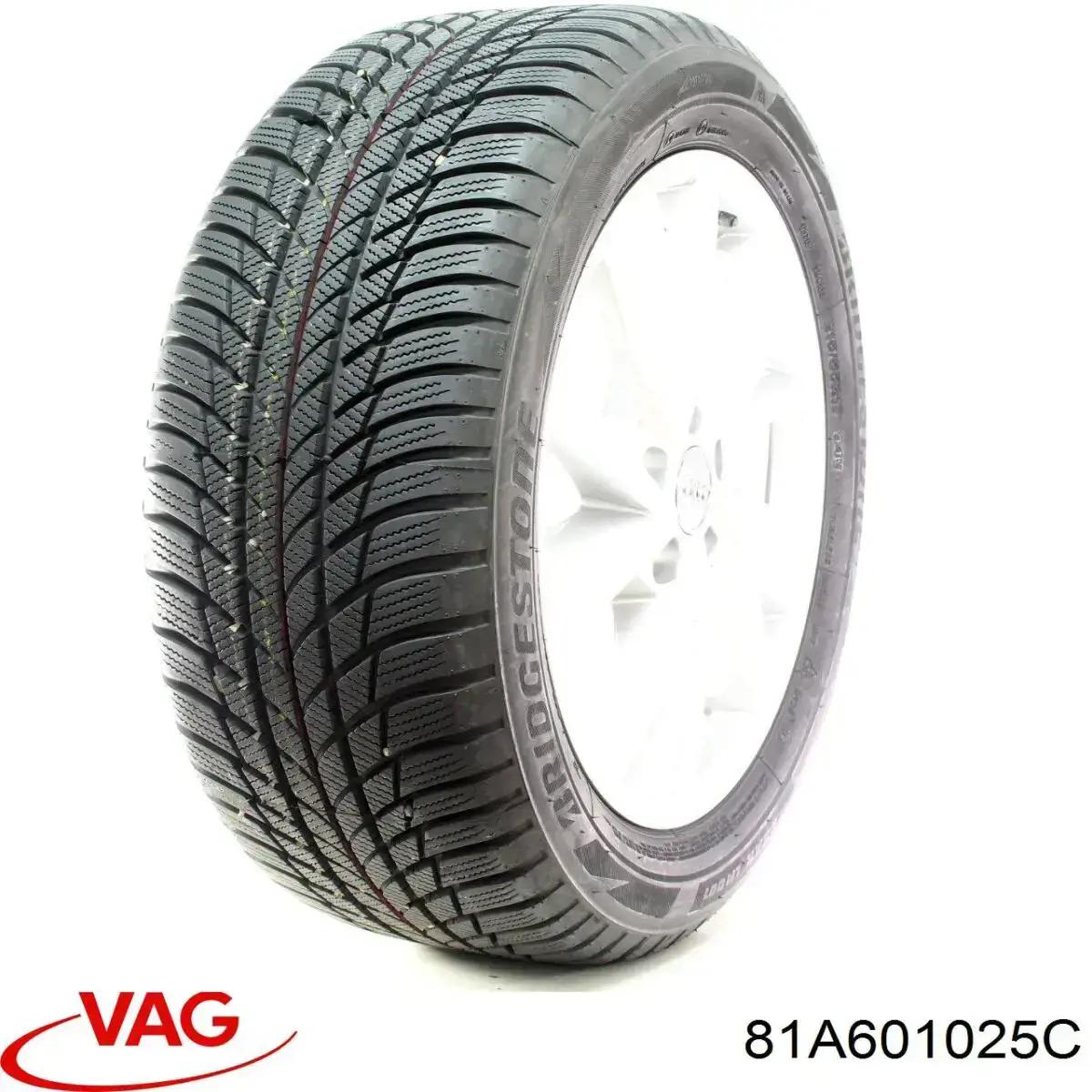 Диски колісні литі (легкосплавні, титанові) 81A601025C VAG