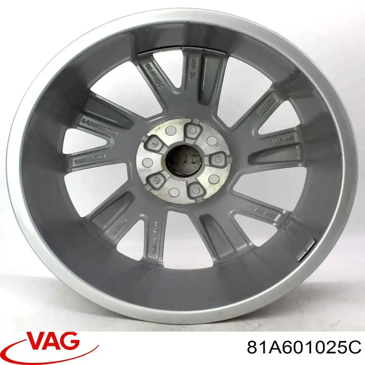 81A601025C VAG Диски литі (легкосплавні, титанові)