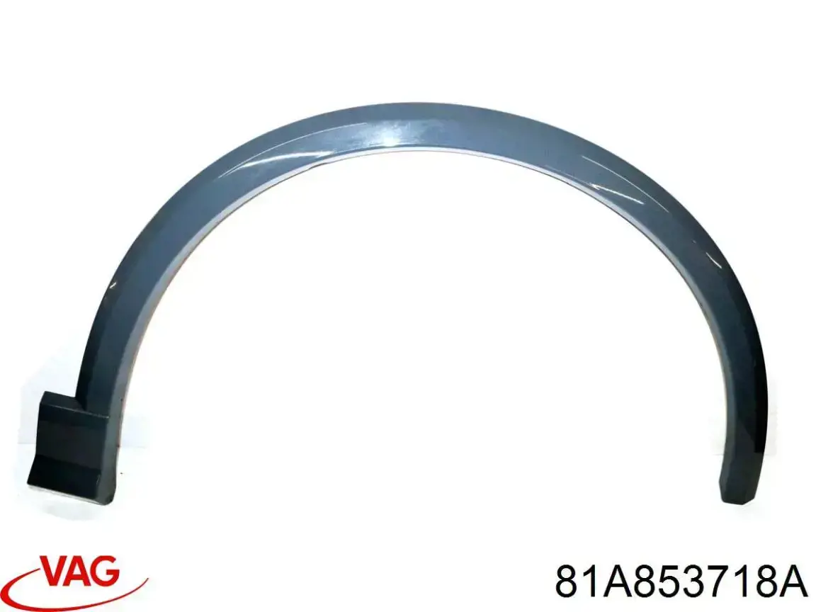 Молдинг передньої арки колеса, правий VAG 81A853718AX7L ціна, від 51.31 USD