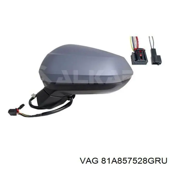 Праве бічне дзеркало VAG 81A857528GRU ціна, від 71.52 USD