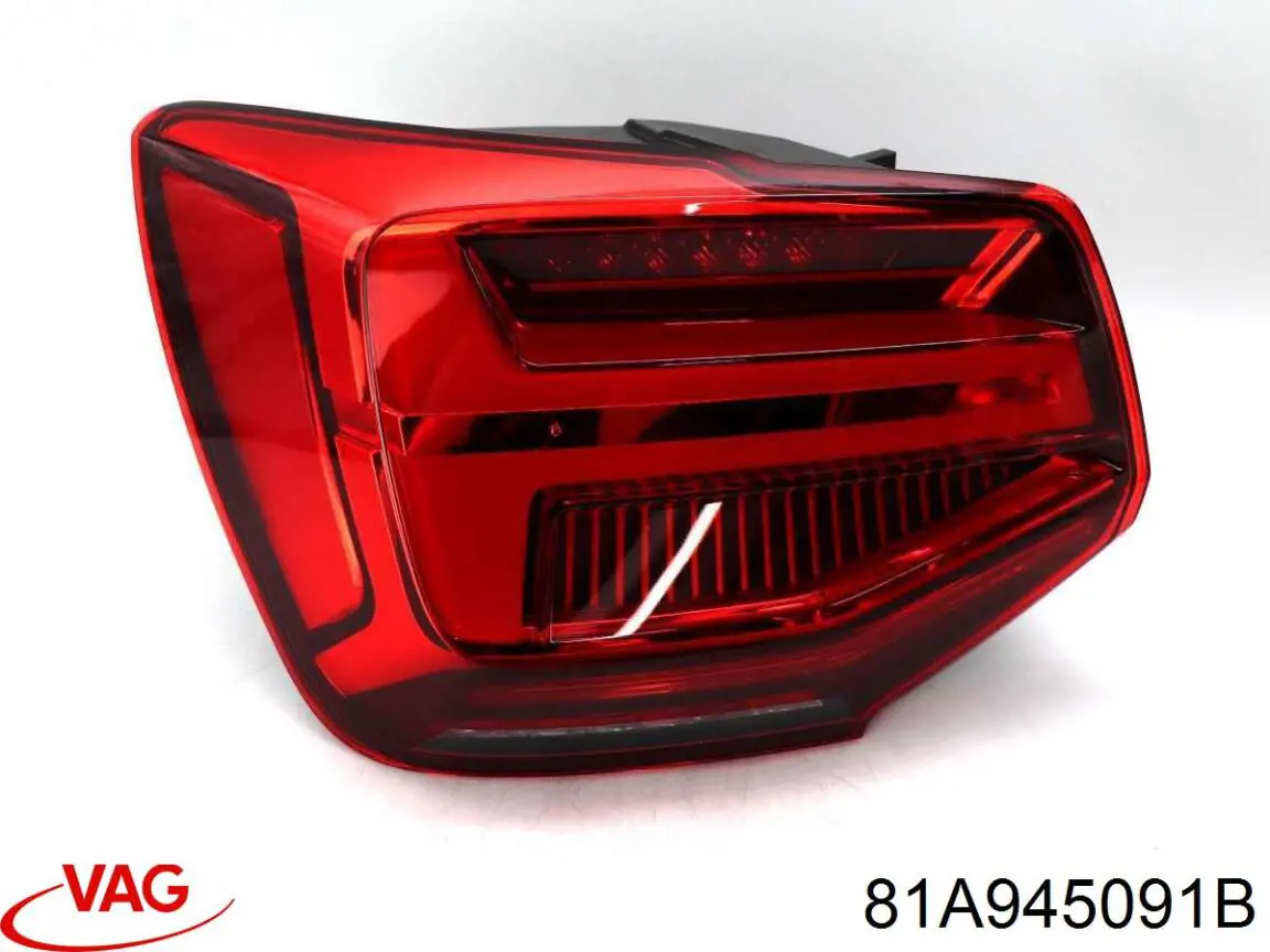 Ліхтар задній лівий VAG 81A945091 ціна, від 329.06 USD