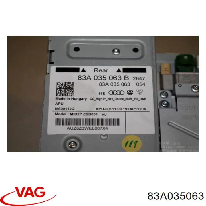  VAG 83A035063C ціна, від 340.60 USD