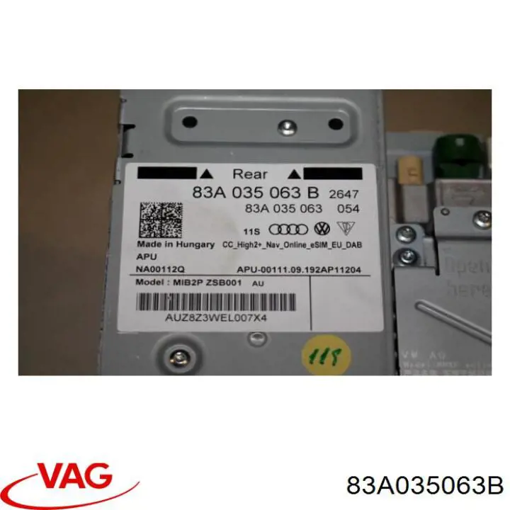  83A035063C VAG