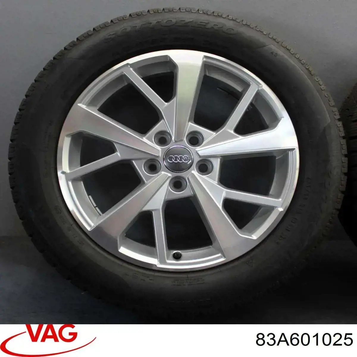 Диски колісні литі (легкосплавні, титанові) 83A601025 VAG