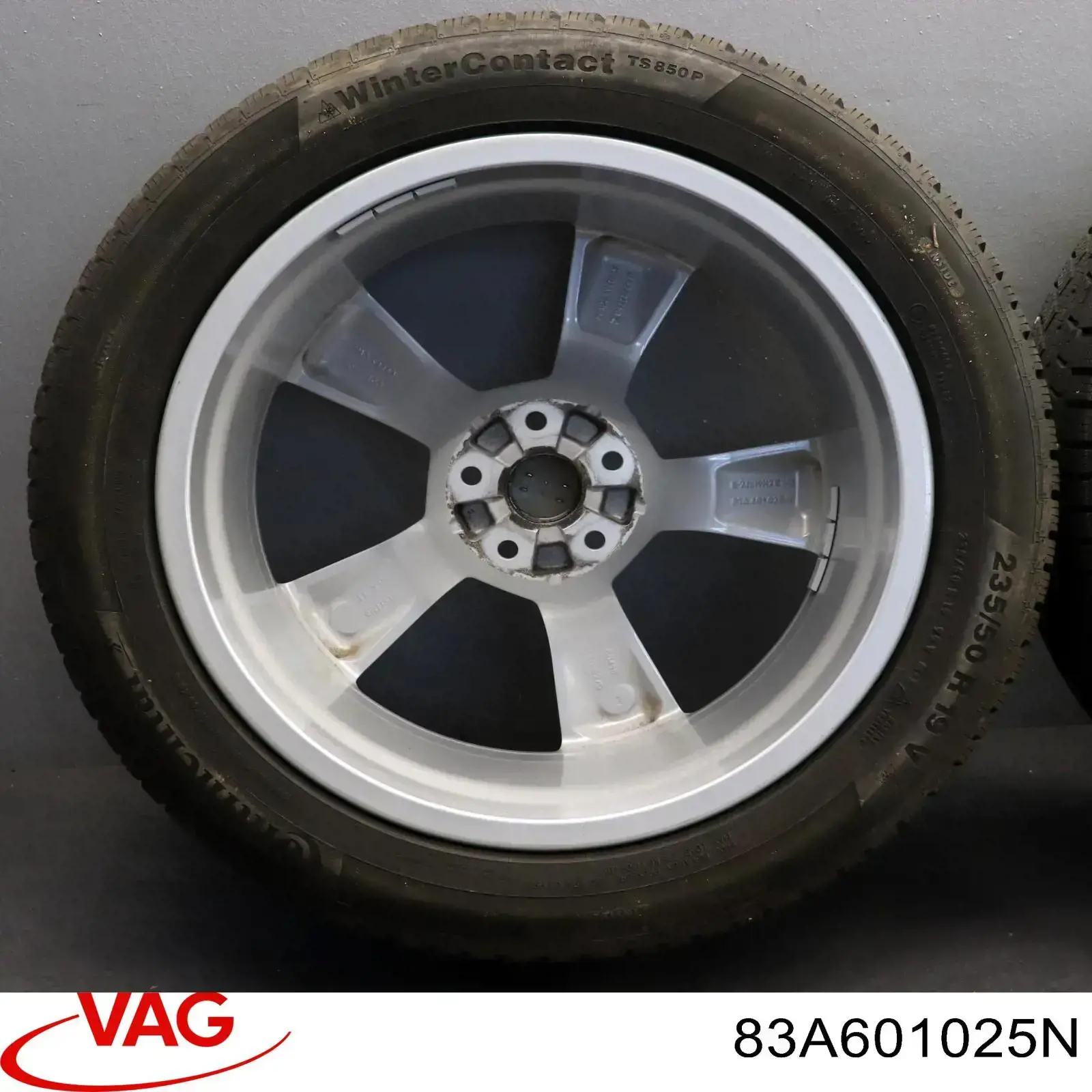 Диски колісні литі (легкосплавні, титанові) 83A601025N VAG