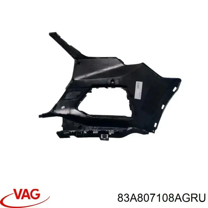 Купити 83A807108AGRU VAG Бампер передній, права частина