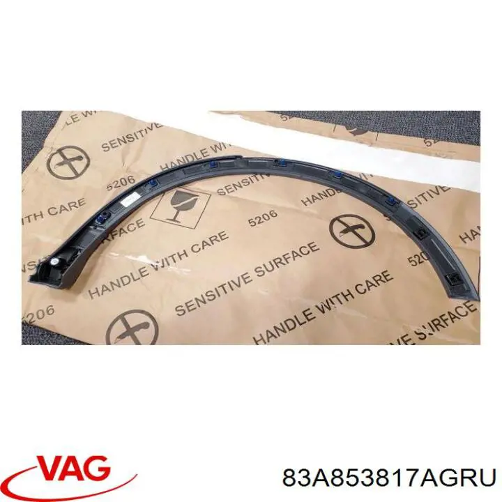 Розширювач задньої арки колеса, лівий VAG 83A853817AGRU ціна, від 126.66 USD