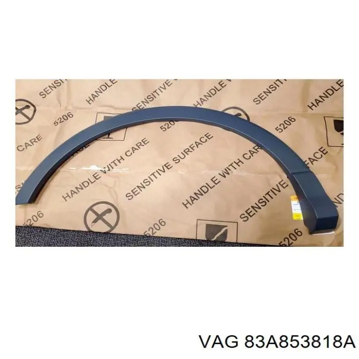 Молдинг задньої арки крила, правий VAG 83A853818A ціна, від 98.76 USD