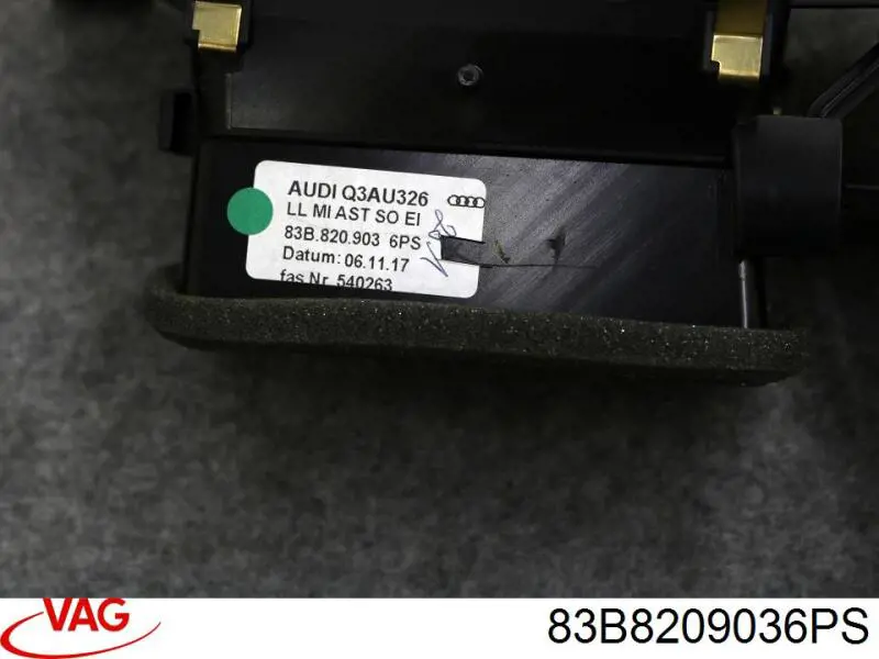 Вентиляція передка VAG 83B8209036PS ціна, від 44.94 USD