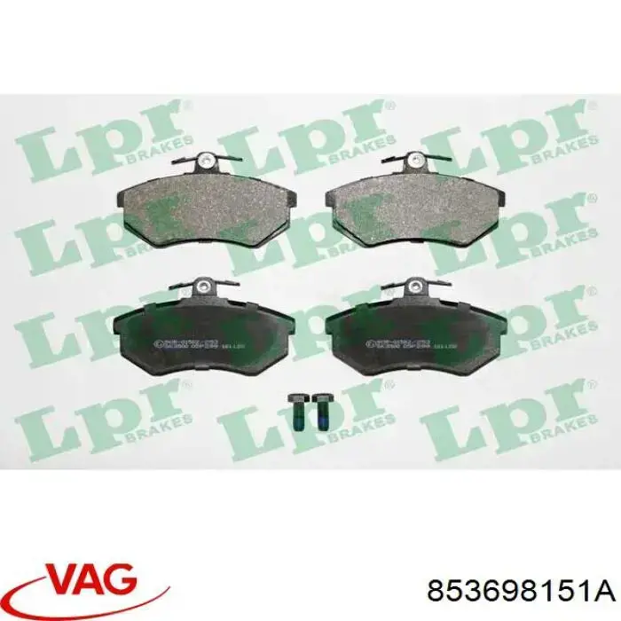 853698151A VAG Передні гальмівні колодки