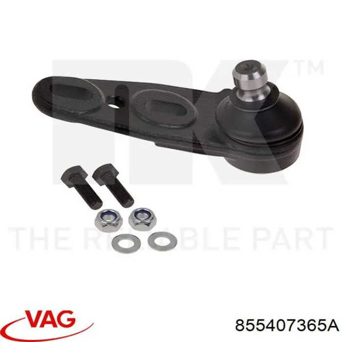 Кульова опора, нижня, ліва VAG 855407365A ціна, від 10.15 USD