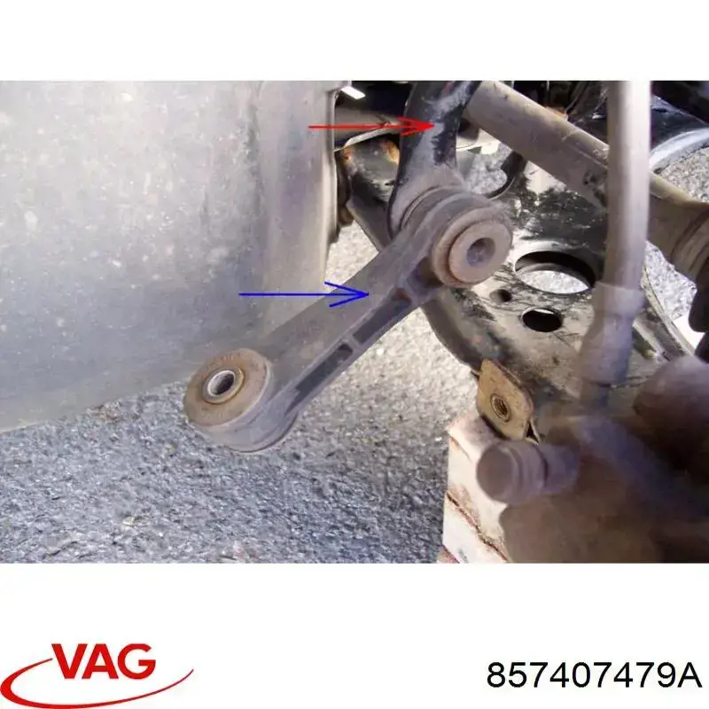 Стійка стабілізатора переднього 857407479A VAG