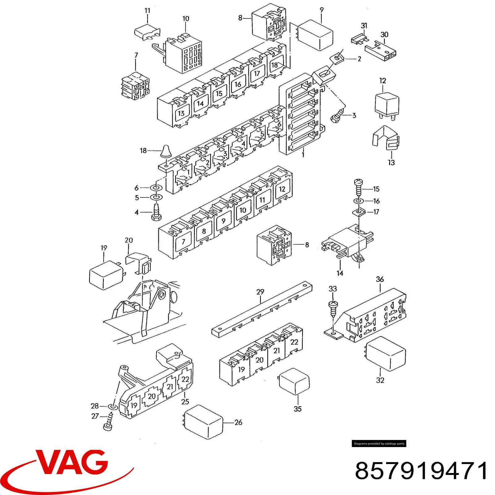  VAG 857919471 ціна, від 14.11 USD