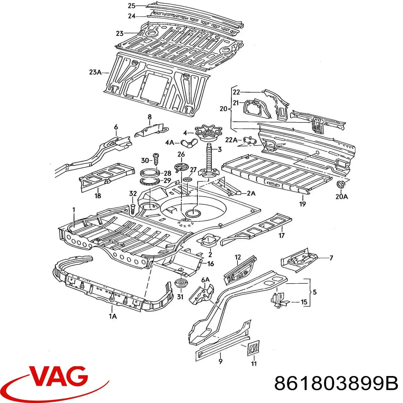  VAG 861803899B ціна, від 2.82 USD