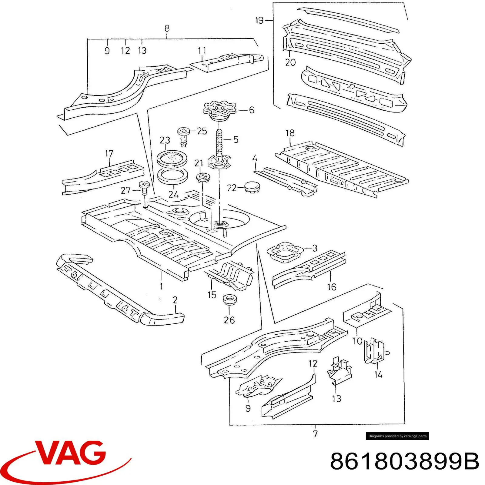 Купити 861803899B VAG 