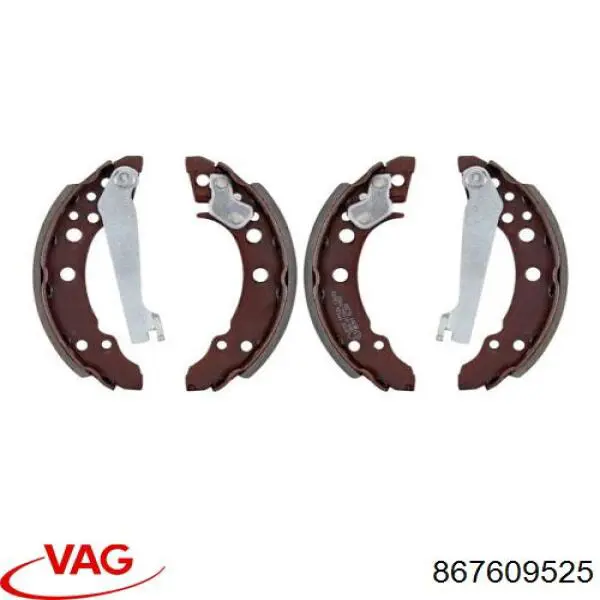 Колодки гальмові задні, барабанні 867609525 VAG