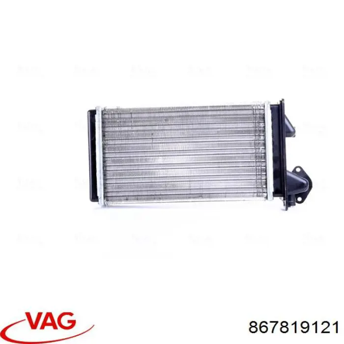 867819121 VAG Радіатор опалювача салону