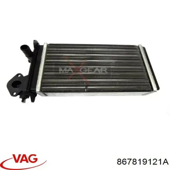 867819121A VAG Радіатор опалювача салону