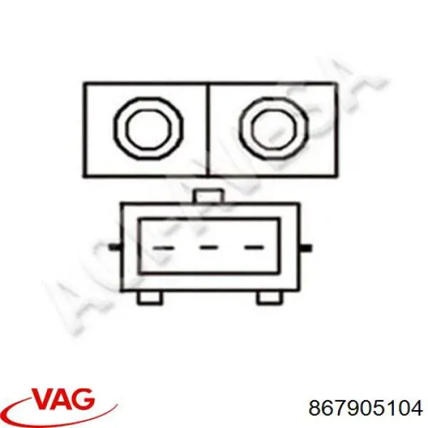 Котушка запалювання 867905104 VAG