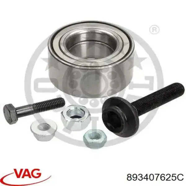 Задній підшипник VAG 893407625C