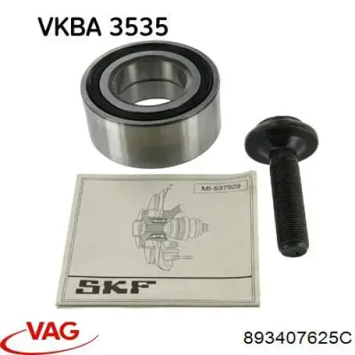 893407625C VAG Підшипник ступиці задньої