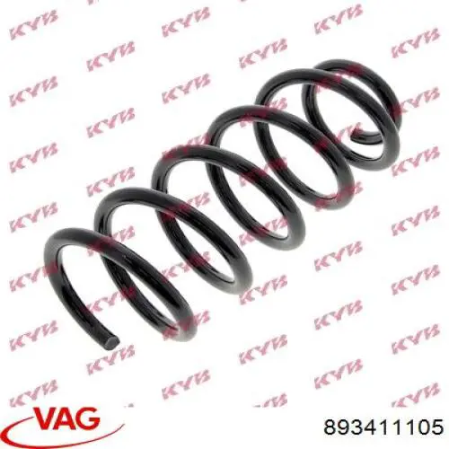Пружина передня VAG 893411105 ціна, від 21.34 USD